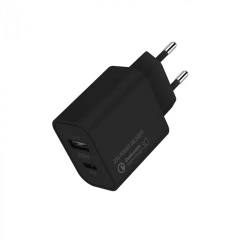 Мережевий зарядний пристрій ColorWay 1USB Type-C PDx3A;1USBx4A (CW-CHS025QPD-BK) Black