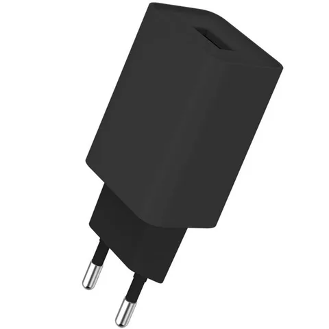 Сетевое зарядное устройство ColorWay 1USB Auto ID 2A 10W + кабель USB Type-A to USB Type-C 1m (CW-CHS012CC-BK) Black