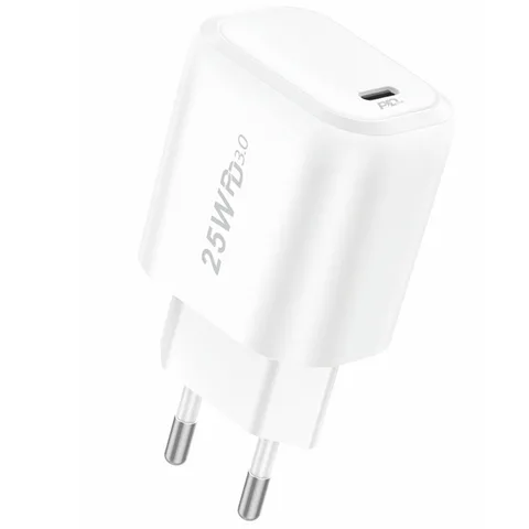 Сетевое зарядное устройство FONENG EU40 USB-C PD 25W (EU40-CH) White