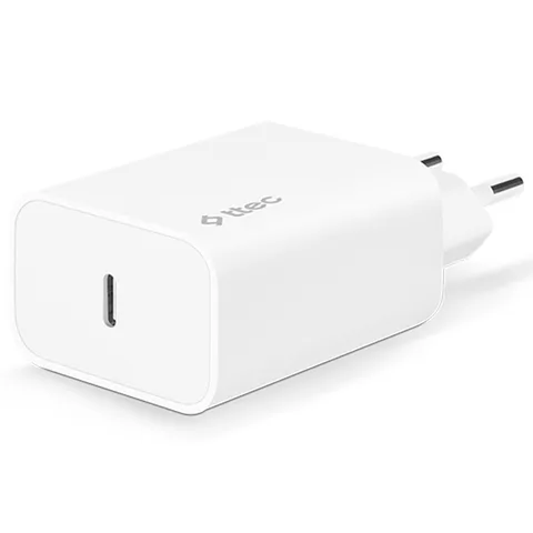 Сетевое зарядное устройство Ttec SmartCharger USB-C PD 30W (2SCS26B) White
