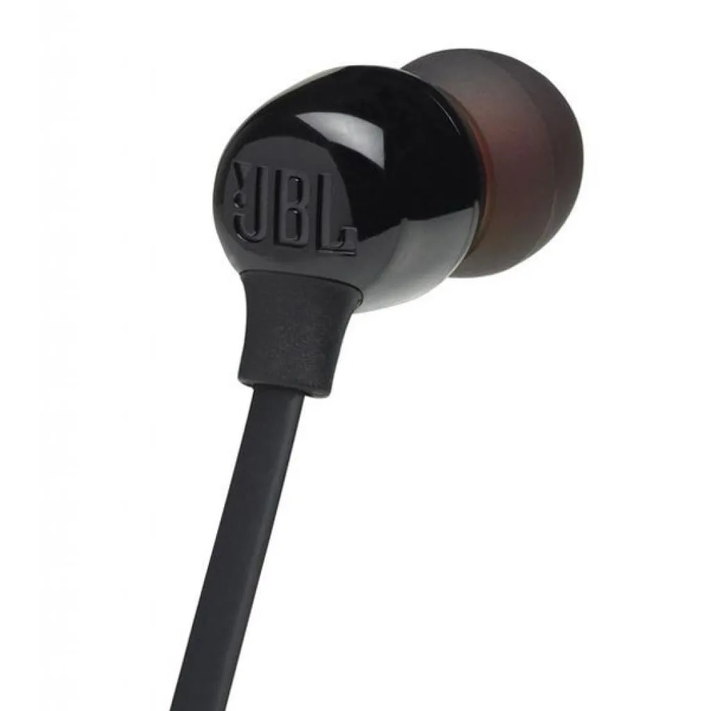 Наушники JBL Tune 125BT, вкладыш с логотипом JBL крупным планом