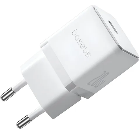 Мережевий зарядний пристрій Baseus Palm Fast Charger 1C 20W (P10111602213-00) Moon White