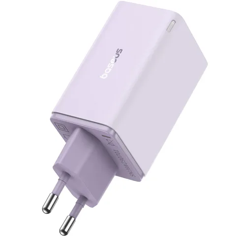 Мережевий зарядний пристрій Baseus GaN6 Pro Fast Charger 2C+2U 65W + кабель Type-C to Type-C 100W (20V/5A) 1m (P10162701533-00) Star Purple