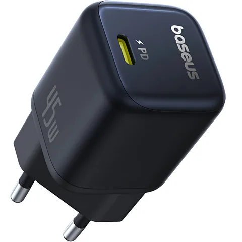Мережевий зарядний пристрій Baseus PicoGo GaN6 Pro Fast Charger 1C 45W EU (P10176800123-00) Cosmic Black