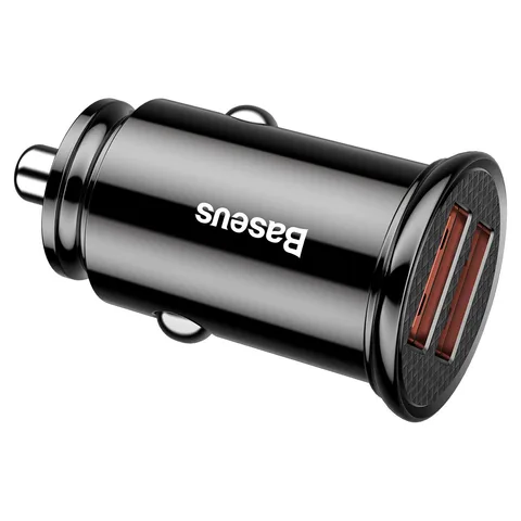Автомобільний зарядний пристрій Baseus Circular Plastic A+A 30W PPS (CCALL-YD01) Black