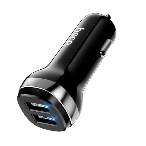 Автомобільний зарядний пристрій Hoco Superior Dual Port Car Charger (Z40) Black