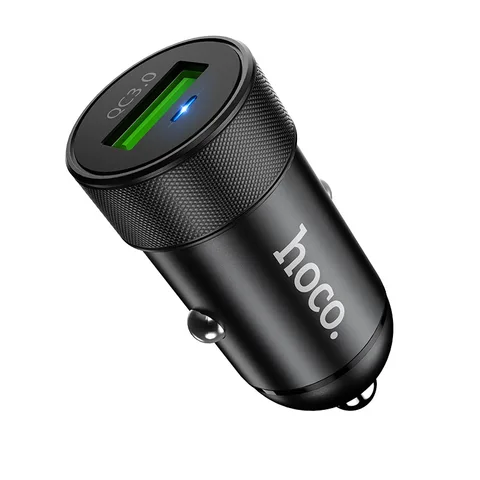 Автомобільний зарядний пристрій Hoco Speed Up Single Port QC3.0 Car Charger (Z32) Black