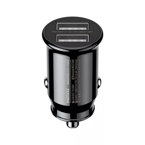 Автомобільний зарядний пристрій Remax Chanyo II 2.4A 2U Fast Car Charger (RCC239) Black