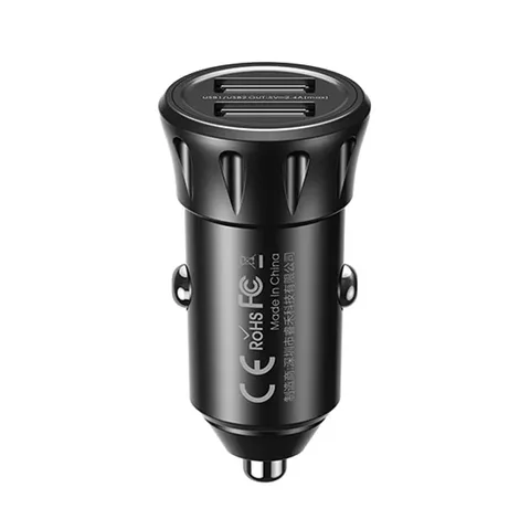 Автомобільний зарядний пристрій Remax Vanguard 2.4A Car Charger (RCC236) Black