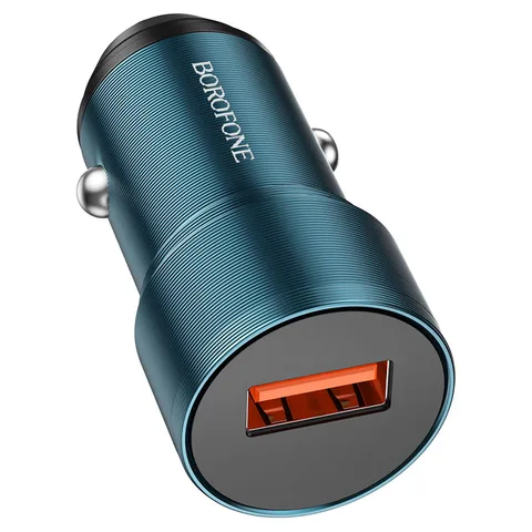Автомобільний зарядний пристрій Borofore BZ19A Wisdom Single Port QC3.0 Car Charger (BZ19ASU) Sapphire Blue