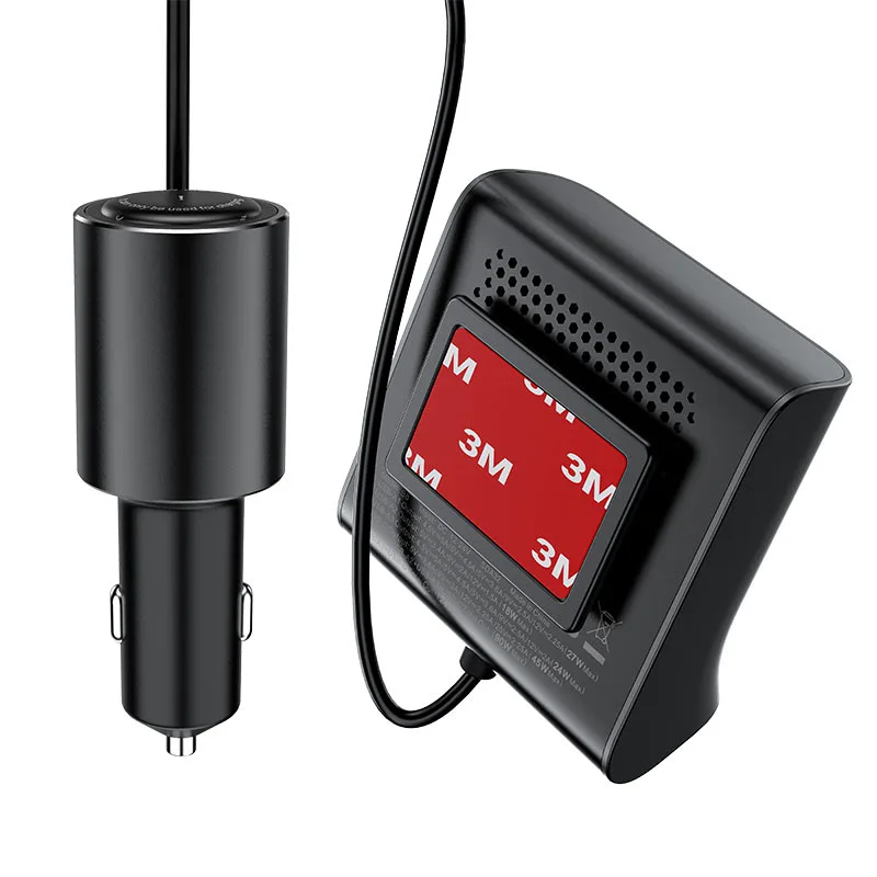 Автомобильное зарядное устройство Acefast B8 Digital Display Car HUB Charger (AFB8) — фото 3