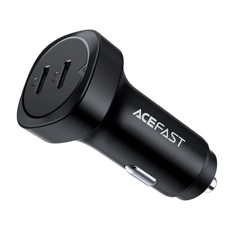Автомобільний зарядний пристрій Acefast B2 72W Dual USB-C Metal Car Charger (AFB2B)