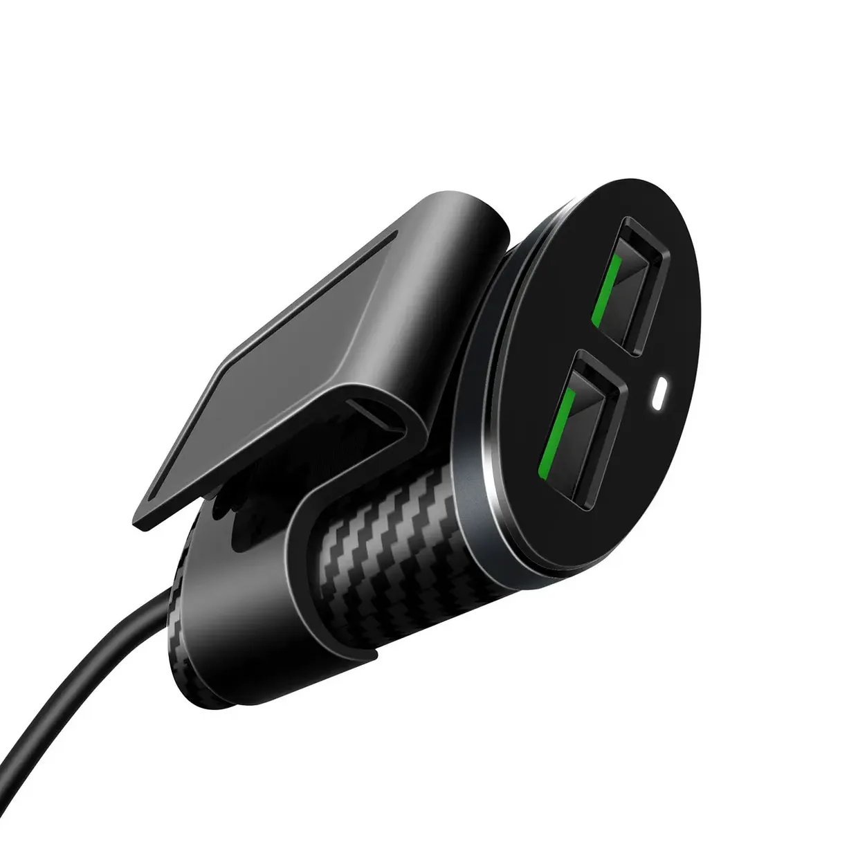 Автомобильное зарядное устройство Charome C7 4-Port Front and Back Seat Car Charger (6974324910212) Black — фото 3