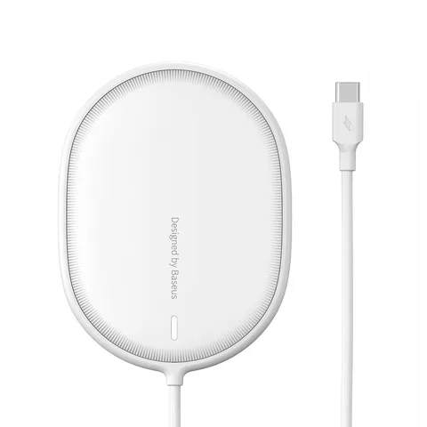 Беспроводная зарядка Baseus Light Magnetic Wireless Charger (WXQJ-02) White