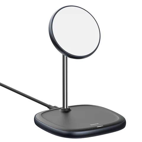 Беспроводная зарядка Baseus Swan Magnetic Desktop Bracket Wireless Charger (WXSW-01) Black
