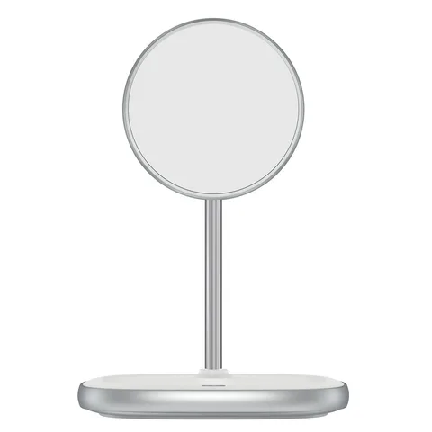 Беспроводная зарядка Baseus Swan Magnetic Desktop Bracket Wireless Charger (WXSW-02) White