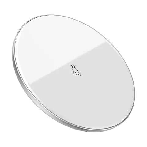 Беспроводная зарядка Baseus Simple Wireless Charger 15W (WXJK-B02) White