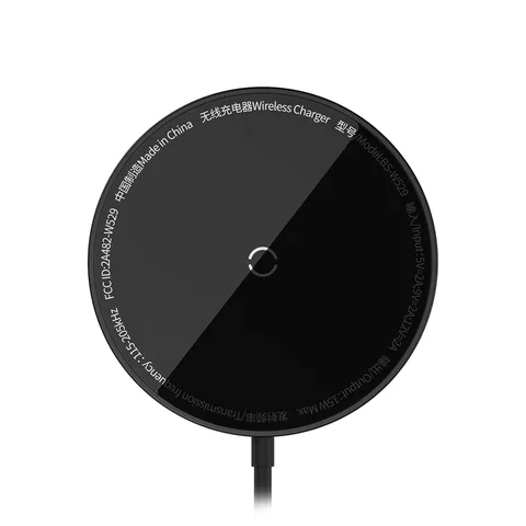 Беспроводная зарядка Baseus Simple Mini3 Magnetic Wireless Charger 15W (CCJJ040001) Black