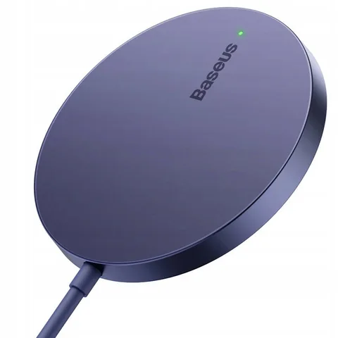 Беспроводная зарядка Baseus Simple Mini3 Magnetic Wireless Charger 15W Dusty (CCJJ040205) Purple