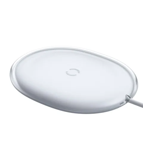 Беспроводная зарядка Baseus Jelly wireless charger 15W (WXGD-02) White