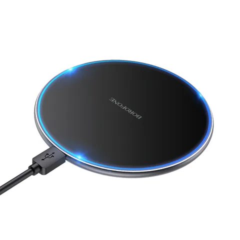 Беспроводное зарядное устройство для Borofone BQ3 Pro 15W Wireless Fast Charger Black