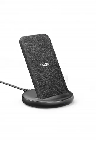 Беспроводное зарядное устройство для Anker PowerWave II Stand 15W (A2529GF1/B2529GF1) Черный+Серый