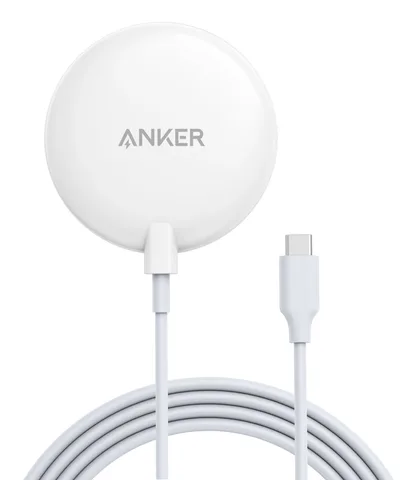 Беспроводная зарядка Anker PowerWave Magnetic Pad (A2565G21) White