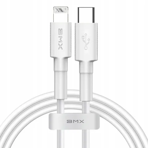Кабель Baseus BMX Mini MFI Type-C/Lightning 18W PD 1.2m (CATLSW-A02) White