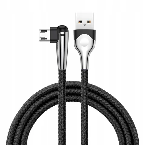 Кабель Baseus MVP Elbow MicroUSB L-Shape 1m (CAMMVP-A01) Black