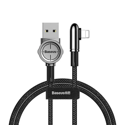 Кабель Baseus Exciting Lightning L-Shape 1m (CALCJ-A01) Black