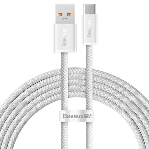 Кабель Baseus Dynamic Series Fast Charging Data Cable USB to Type-C 100W 2m (CALD000702) White