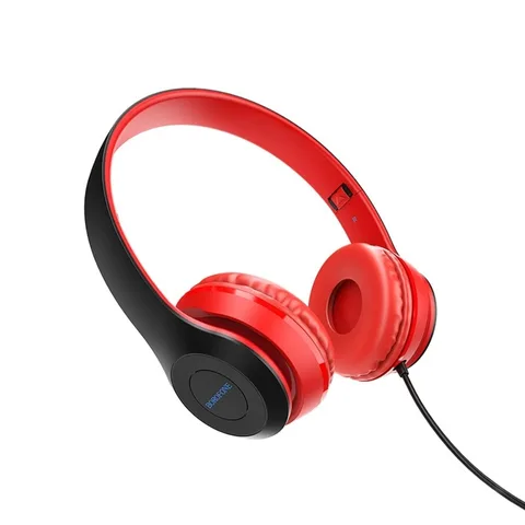 Наушники BOROFONE BO5 Star sound wired headphones Red (BO5R)