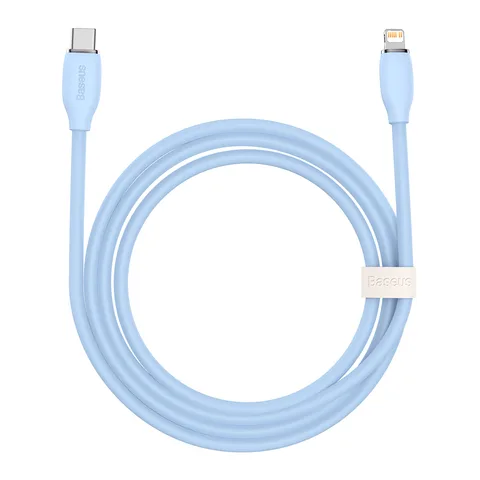 Кабель Baseus Jelly Liquid Silica Gel Fast Charging Data Cable Type-C to iP 20W 2m (CAGD020103) Blue