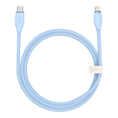 Кабель Baseus Jelly Liquid Silica Gel Fast Charging Data Cable Type-C to iP 20W 1.2m (CAGD020003) Blue