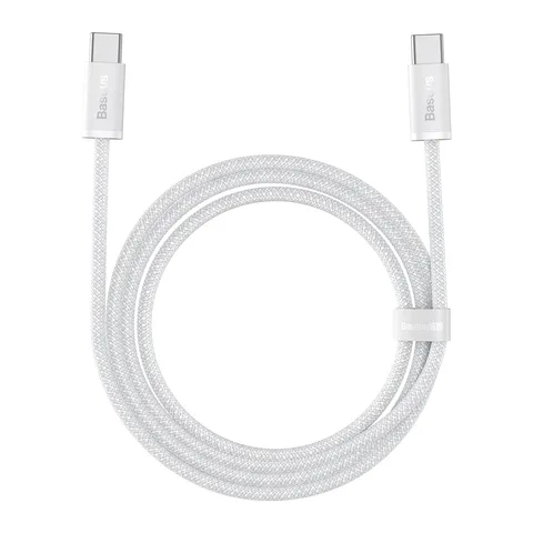 Кабель Baseus Dynamic Series Fast Charging Data Cable Type-C to Type-C 100W 2m (CALD000302) White