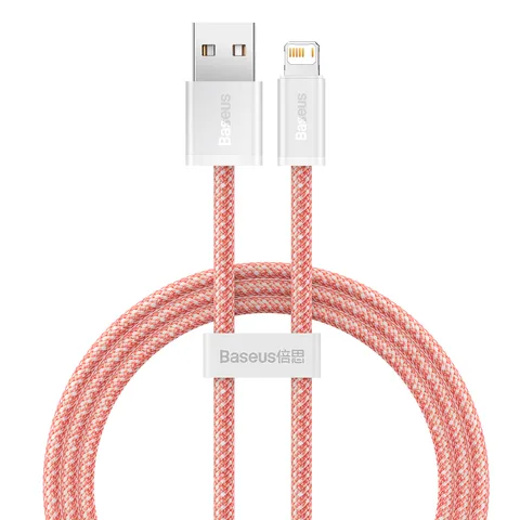 Кабель Baseus Dynamic Series Fast Charging Data Cable USB to iP 2.4A 1m (CALD000407) Orange