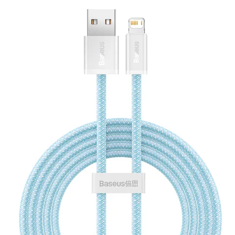 Кабель Baseus Dynamic Series Fast Charging Data Cable USB to iP 2.4A 2m (CALD000503) Blue
