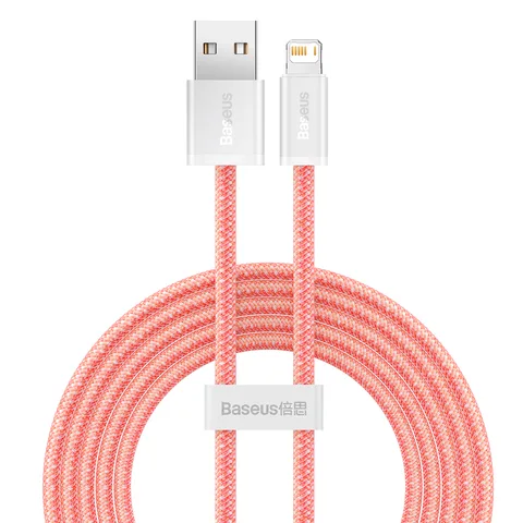 Кабель Baseus Dynamic Series Fast Charging Data Cable USB to iP 2.4A 2m (CALD000507) Orange