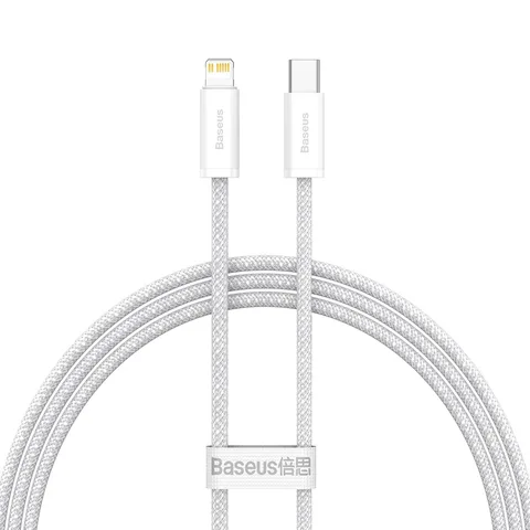 Кабель Baseus Dynamic Series Fast Charging Data Cable Type-C to iP 20W 1m (CALD000002) White