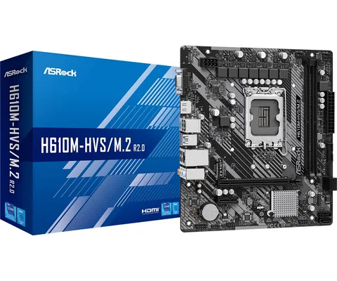 Материнская плата ASRock H610M-HVS/M.2 R2.0 s-1700