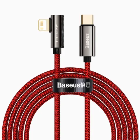 Кабель Baseus Legend Series Elbow Fast Charging Data Cable Type-C to iP PD 20W 2m (CACS000309) Red