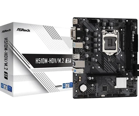 Материнская плата ASRock H510M-HDV/M.2 SE s-1200