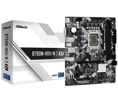 Материнская плата ASRock B760M-HDV/M.2 D4 s-1700