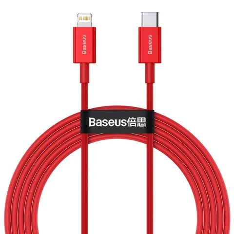 Кабель Baseus Superior Series Fast Charging Data Cable Type-C to iP PD 20W 2m (CATLYS-C09) Red
