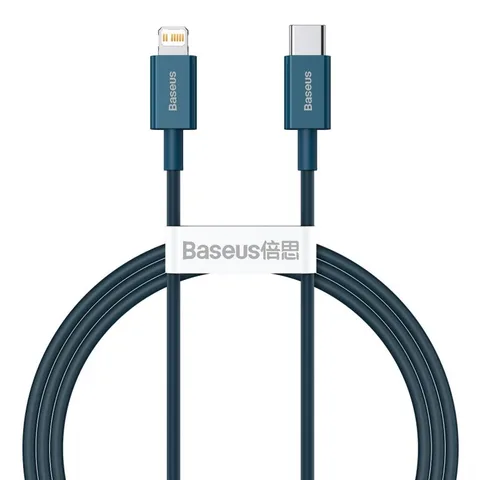 Кабель Baseus Superior Series Fast Charging Data Cable Type-C to iP PD 20W 1m (CATLYS-A03) Blue
