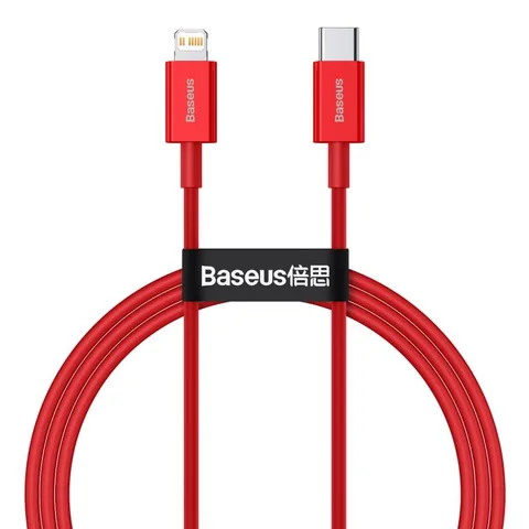 Кабель Baseus Superior Series Fast Charging Data Cable Type-C to iP PD 20W 1m (CATLYS-A09) Red