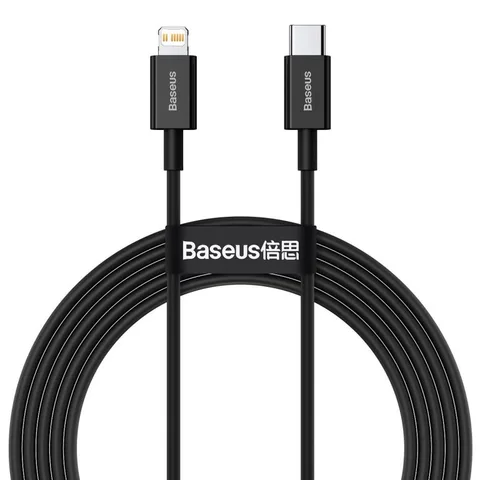 Кабель Baseus Superior Series Fast Charging Data Cable Type-C to iP PD 20W 2m (CATLYS-C01) Black