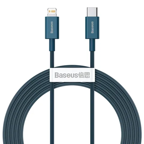 Кабель Baseus Superior Series Fast Charging Data Cable Type-C to iP PD 20W 2m (CATLYS-C03) Blue