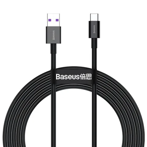 Кабель Baseus Superior Series Fast Charging Data Cable USB to Type-C 66W 2m (CATYS-A01) Black