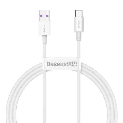 Кабель Baseus Superior Series Fast Charging Data Cable USB to Type-C 66W 1m (CATYS-02) White